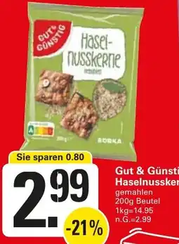 WEZ Gut & Günstig Haselnusskerne Angebot
