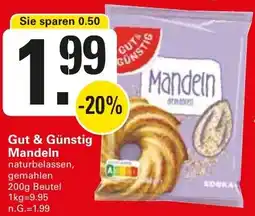WEZ Gut & Günstig Mandeln Angebot