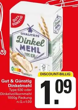WEZ Gut & Günstig Dinkelmehl Angebot