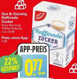 WEZ Gut & Günstig Raffinade Zucker Angebot