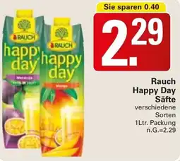 WEZ Rauch Happy Day Säfte Angebot