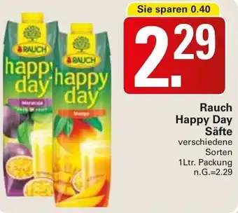WEZ Rauch Happy Day Säfte Angebot