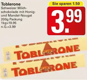 WEZ Toblerone Angebot