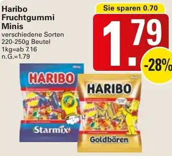 WEZ Haribo Fruchtgummi Minis Angebot