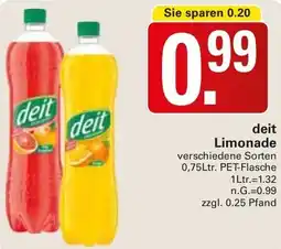 WEZ deit Limonade Angebot
