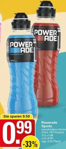 WEZ Powerade Sports Angebot