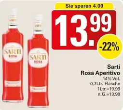 WEZ Sarti Rosa Aperitivo Angebot