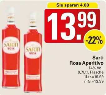 WEZ Sarti Rosa Aperitivo Angebot