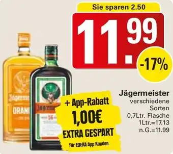 WEZ Jägermeister Angebot