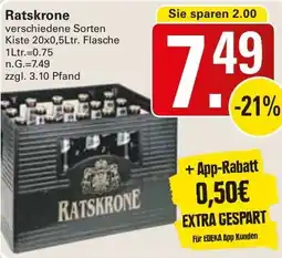 WEZ Ratskrone Angebot