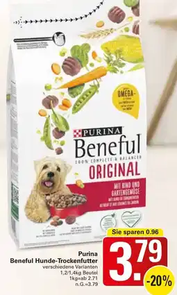 WEZ Purina Beneful Hunde-Trockenfutter Angebot