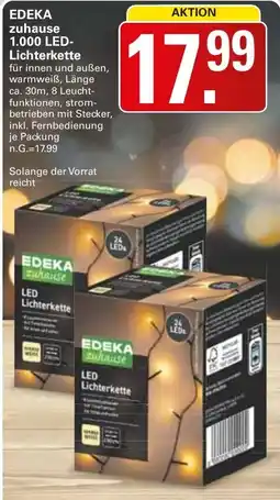 WEZ EDEKA zuhause 1.000 LED Lichterkette Angebot