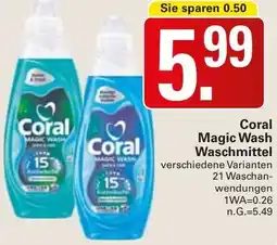 WEZ Coral Magic Wash Waschmittel Angebot