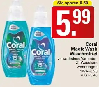 WEZ Coral Magic Wash Waschmittel Angebot