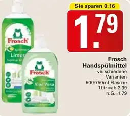 WEZ Frosch Handspülmittel Angebot