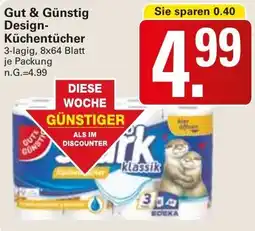 WEZ Gut & Günstig Design Küchentücher Angebot