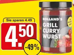 WEZ HOLLAND'S Grill Currywurst Angebot