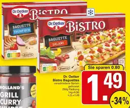 WEZ Dr. Oetker Bistro Baguettes Angebot