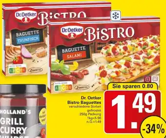 WEZ Dr. Oetker Bistro Baguettes Angebot