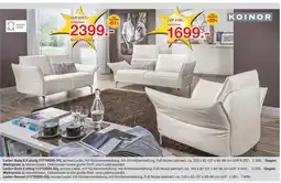Möbelzentrum Pforzheim Koinor leder-sofa 2,5 sitzig Angebot