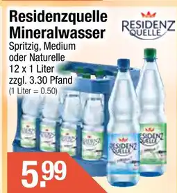 Getränke City Residenzquelle mineralwasser Angebot