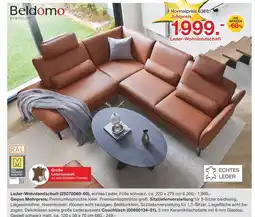 Möbelzentrum Pforzheim Beldomo leder-wohnlandschaft Angebot