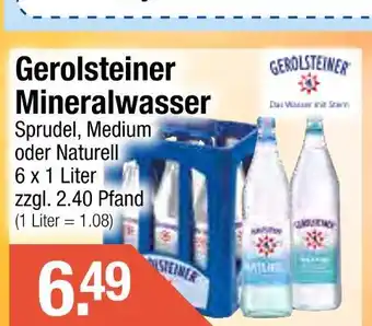 Getränke City Gerolsteiner mineralwasser Angebot