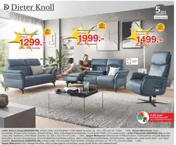 Möbelzentrum Pforzheim Dieter knoll leder-sofa 2-sitzig Angebot