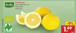 Netto Marken-Discount Biobio bio zitronen Angebot