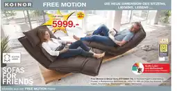 Möbelzentrum Pforzheim Koinor free motion 2-sitzer sofa Angebot