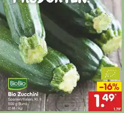 Netto Marken-Discount Biobio bio zucchini Angebot