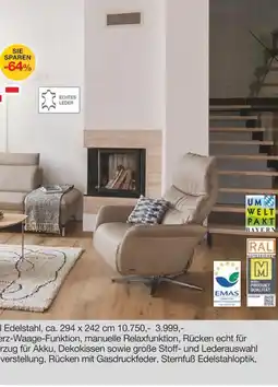 Möbelzentrum Pforzheim Leder-relaxsessel Angebot