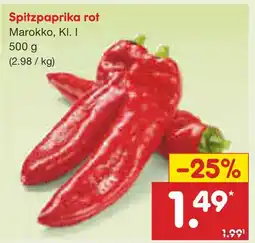 Netto Marken-Discount Spitzpaprika rot Angebot