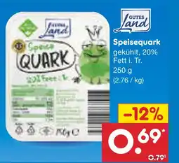 Netto Marken-Discount Gutes land speisequark Angebot