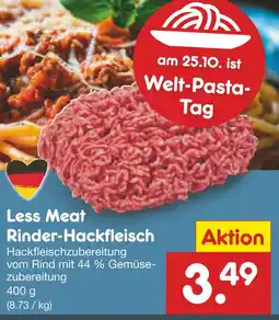Netto Marken-Discount Less meat rinder-hackfleisch Angebot