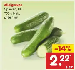 Netto Marken-Discount Minigurken Angebot