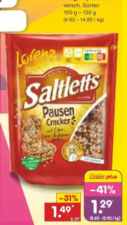 Netto Marken-Discount Lorenz saltletts pausen cracker Angebot