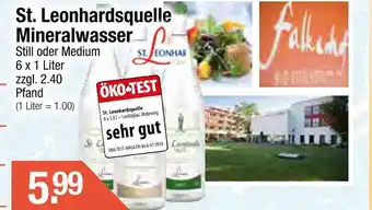 Getränke City St. leonhardsquelle mineralwasser Angebot