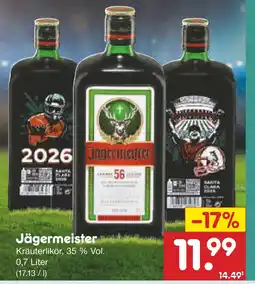 Netto Marken-Discount Jägermeister kräuterlikör Angebot