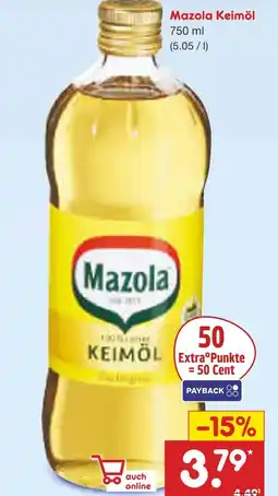 Netto Marken-Discount Mazola keimöl Angebot