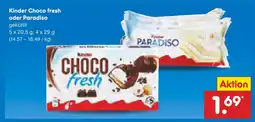 Netto Marken-Discount Kinder choco fresh Angebot
