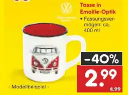 Netto Marken-Discount Volkswagen tasse in emaille-optik Angebot
