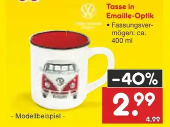 Netto Marken-Discount Volkswagen tasse in emaille-optik Angebot