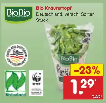 Netto Marken-Discount Biobio bio kräutertopf Angebot