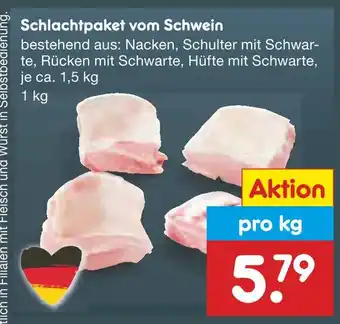 Netto Marken-Discount Schlachtpaket vom schwein Angebot