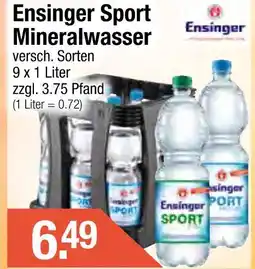 Getränke City Ensinger sport mineralwasser Angebot