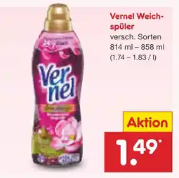 Netto Marken-Discount Vernel weichspüler Angebot