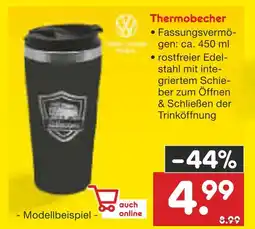 Netto Marken-Discount Volkswagen thermobecher Angebot