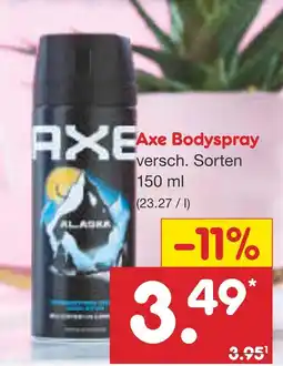 Netto Marken-Discount Axe bodyspray Angebot