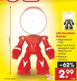 Netto Marken-Discount Led-nachtlicht roboter Angebot